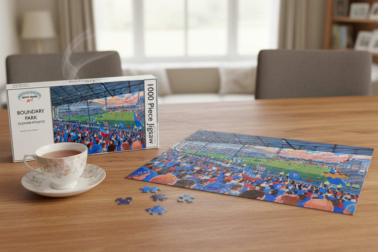 Boundary Park Jigsaw Table Setting Mock