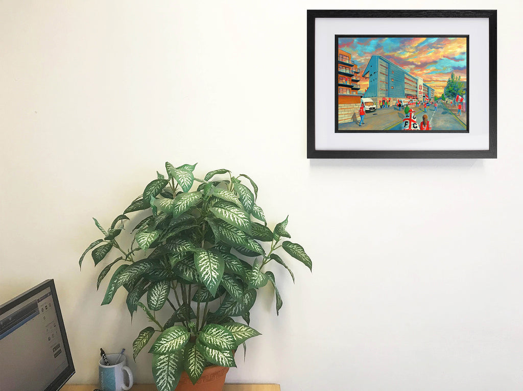 Leyton Orient FC Brisbane Road Stadium 'Going to the Match' Wall Art A4 Print