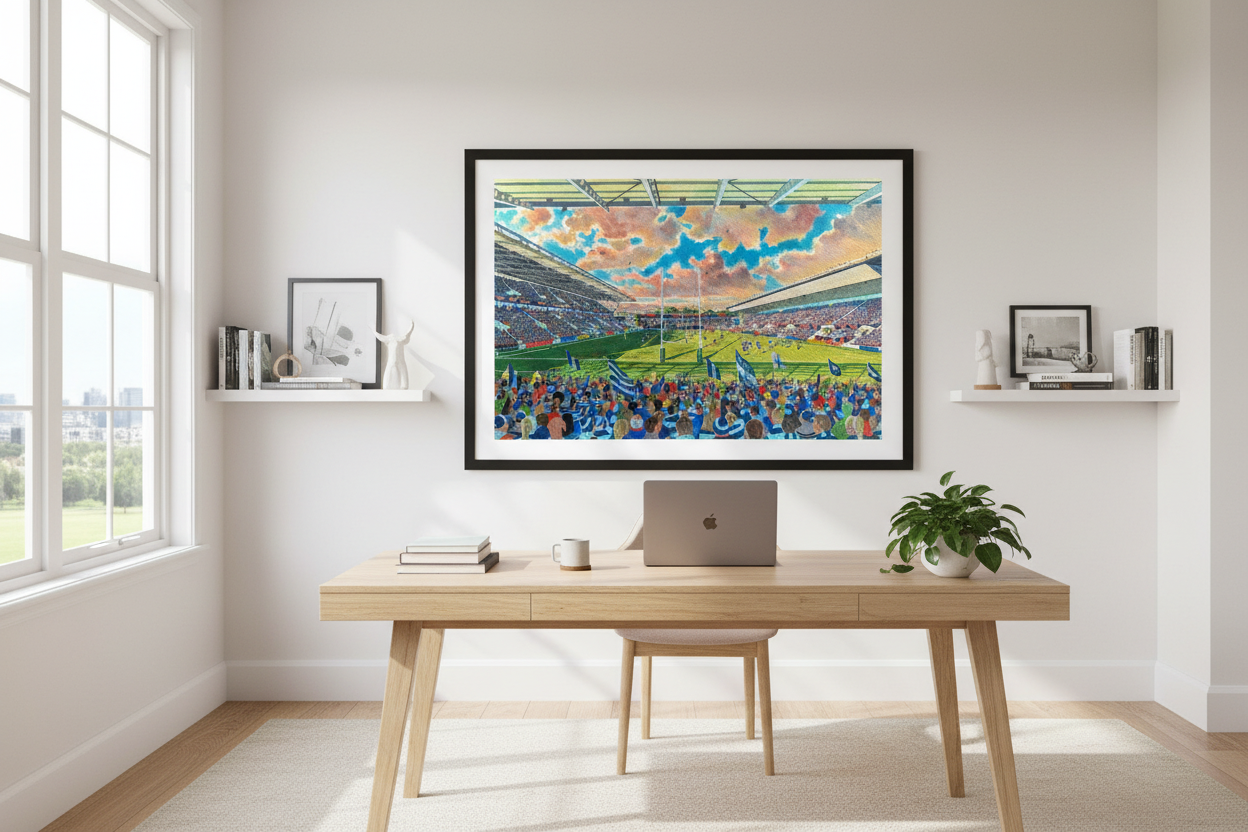 Bristol Bears Ashton Gate - Bright Study/Office Mockup