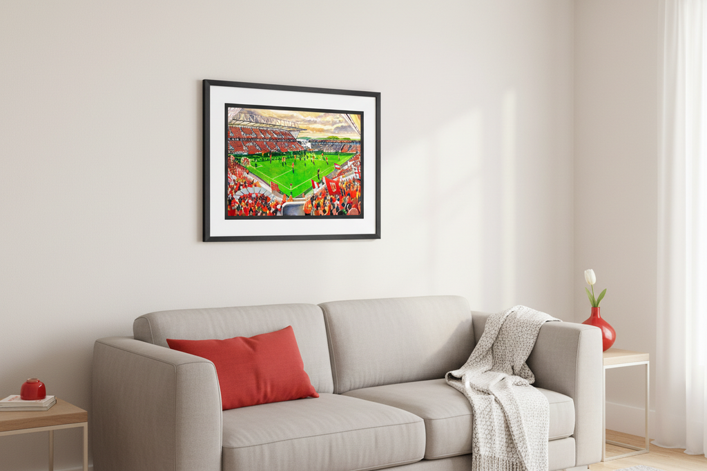 Bristol City FC Ashton Gate Stadium A4 Art Print
