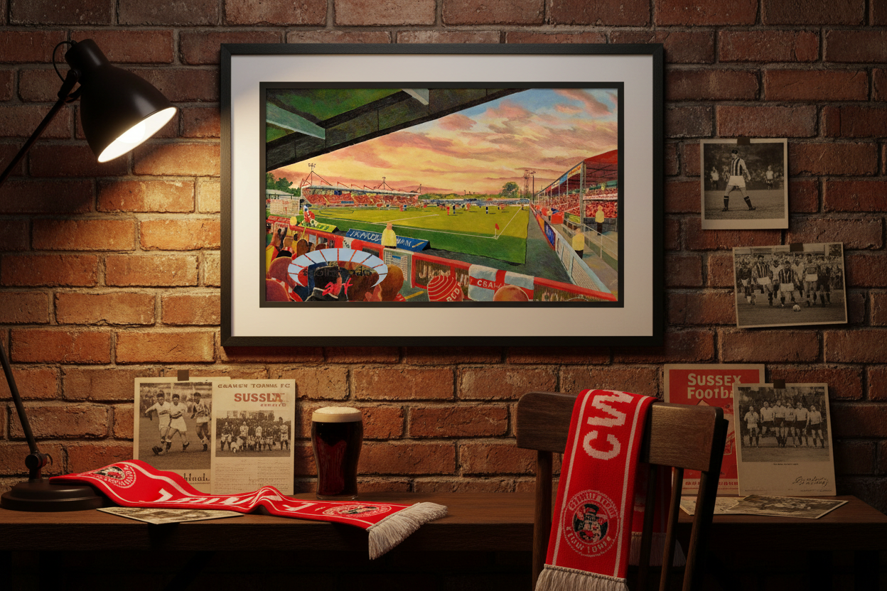 Broadfield Stadium - Moody Man Cave Mock-up