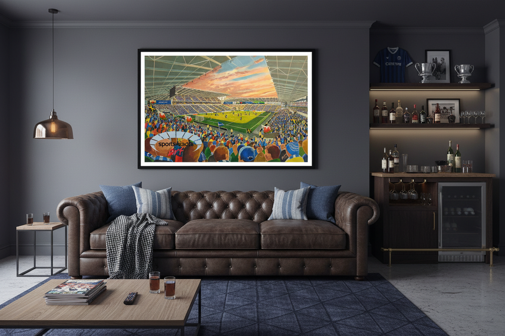 Cardiff City FC Stadium – Man Cave Mockup