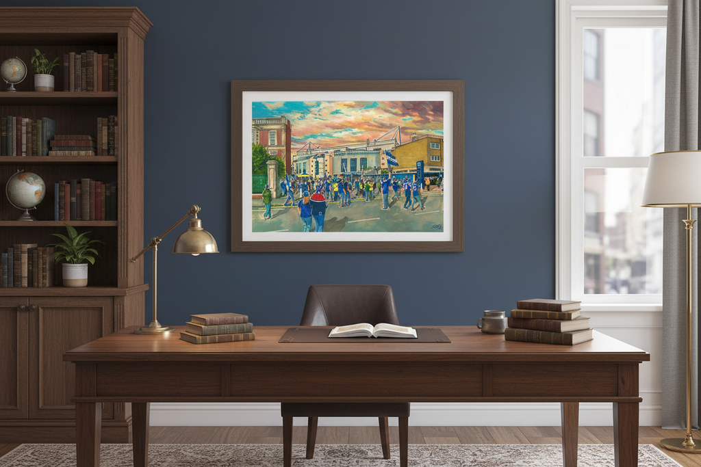 Chelsea FC Stamford Bridge Study/Office Mockup