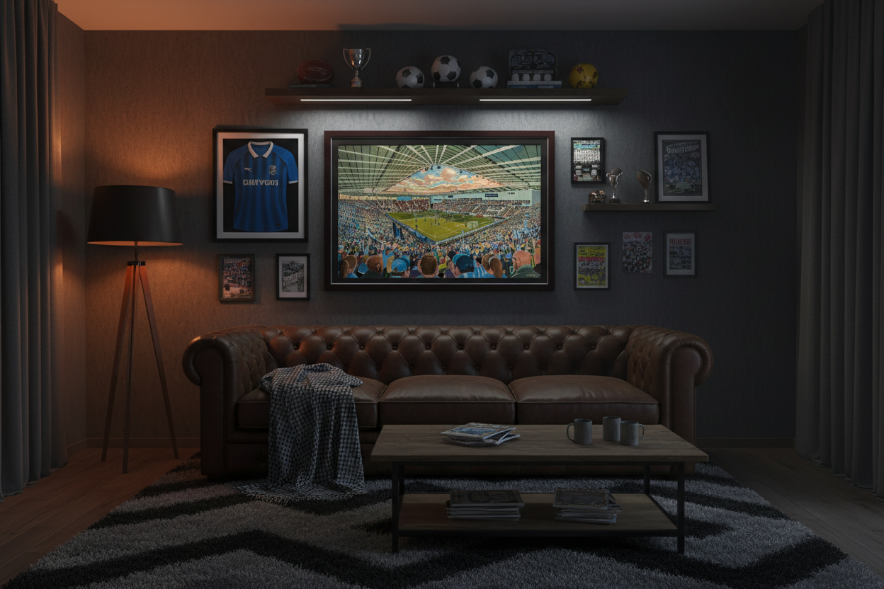 Coventry City FC CBS Arena Man Cave Mockup