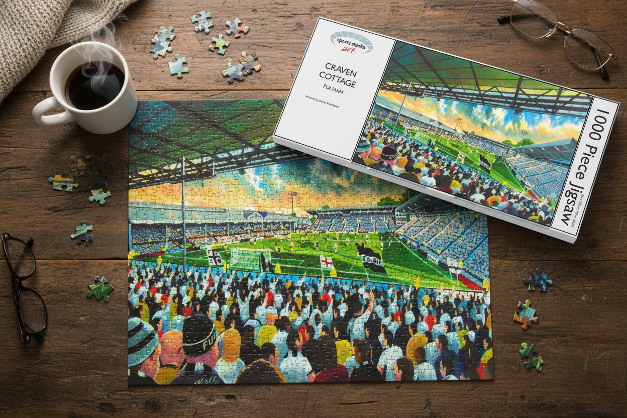 Craven Cottage Puzzle Table Setting