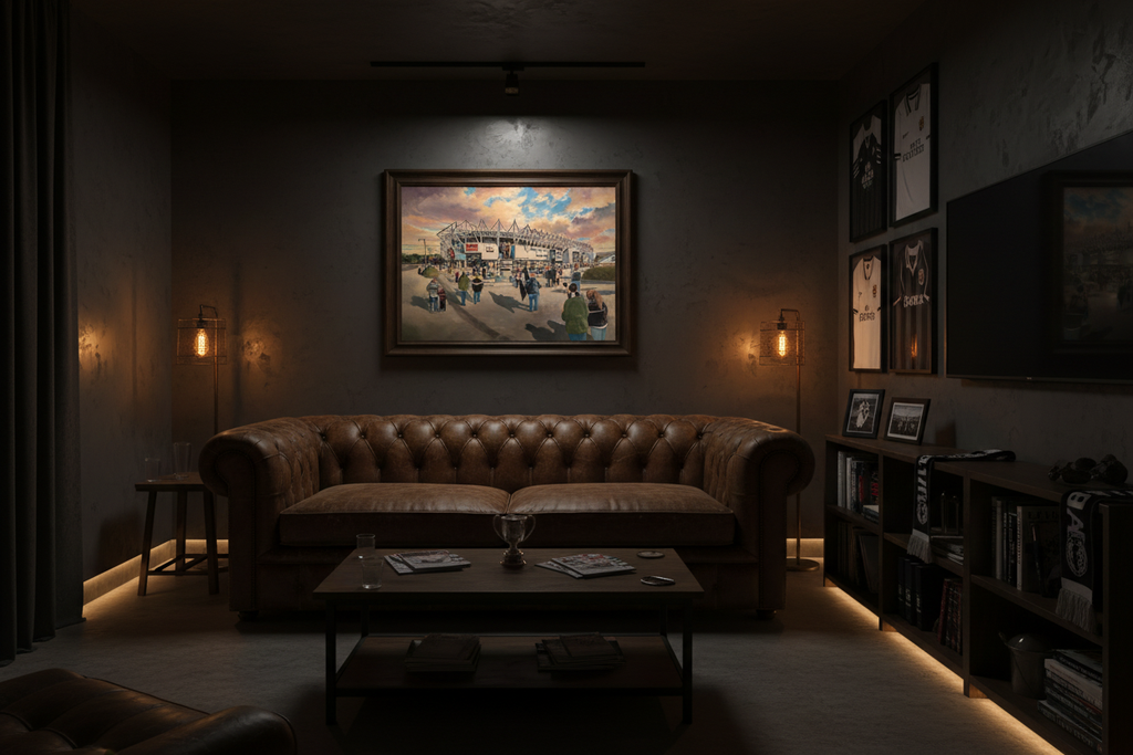 Derby County FC Pride Park Man Cave Mockup