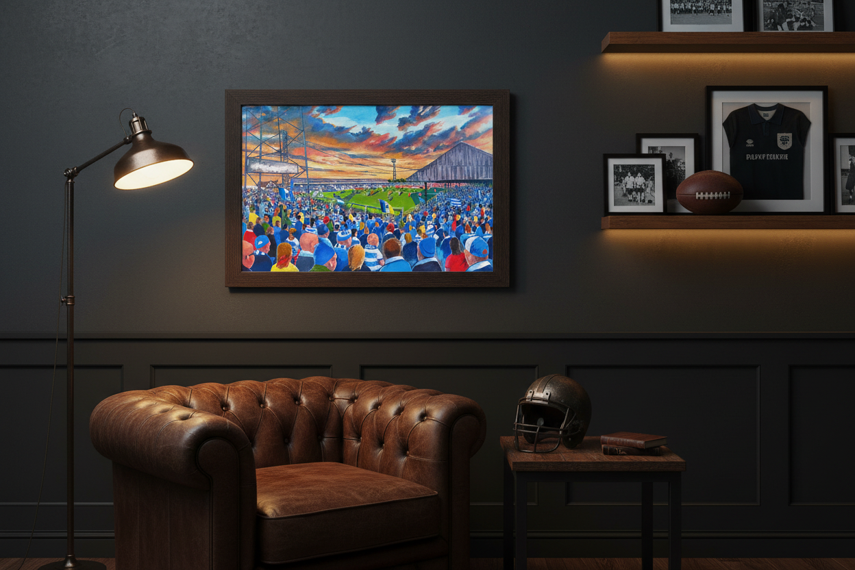 Elm Park Stadium Man Cave Mockup