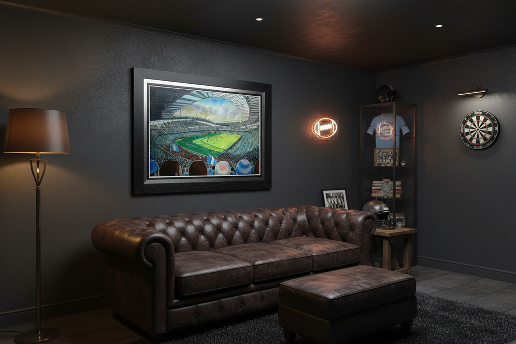 Etihad Stadium Man Cave Mockup