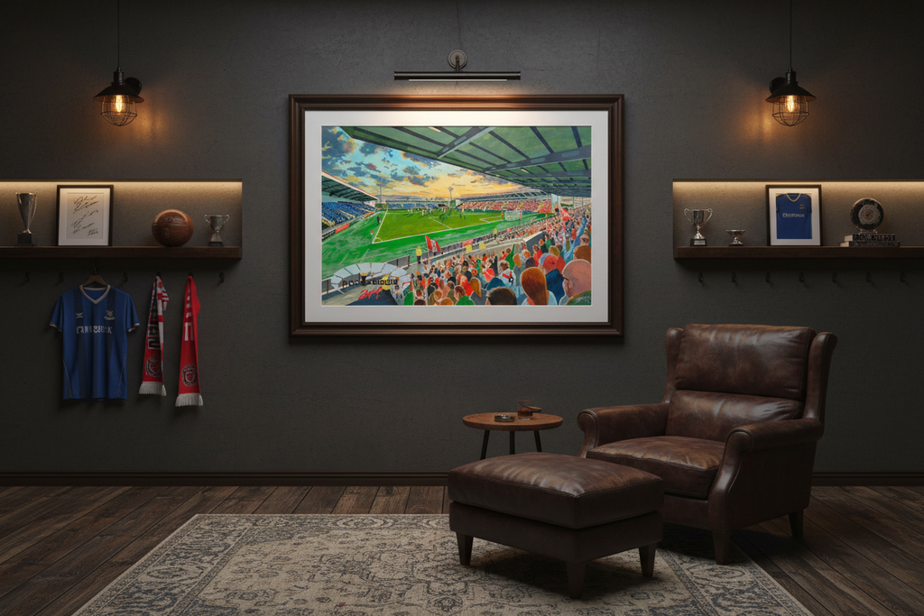 Excelsior Stadium Man Cave Mockup