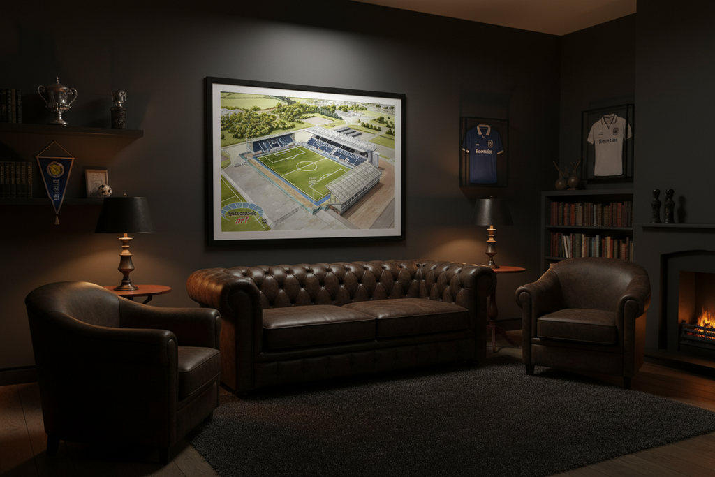 Falkirk FC Man Cave Mockup