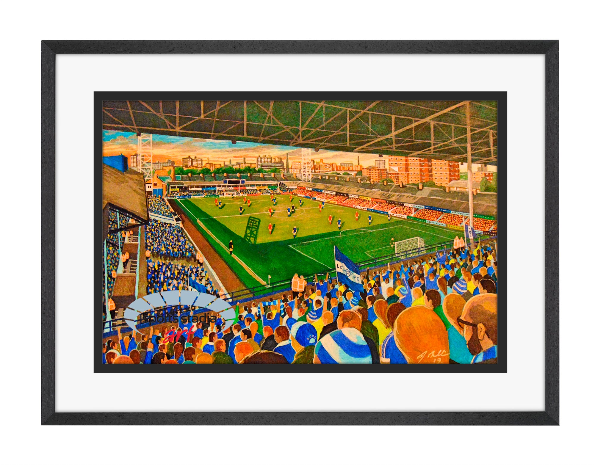 Leicester City FC Filbert Street Stadium Wall Art A4 Print