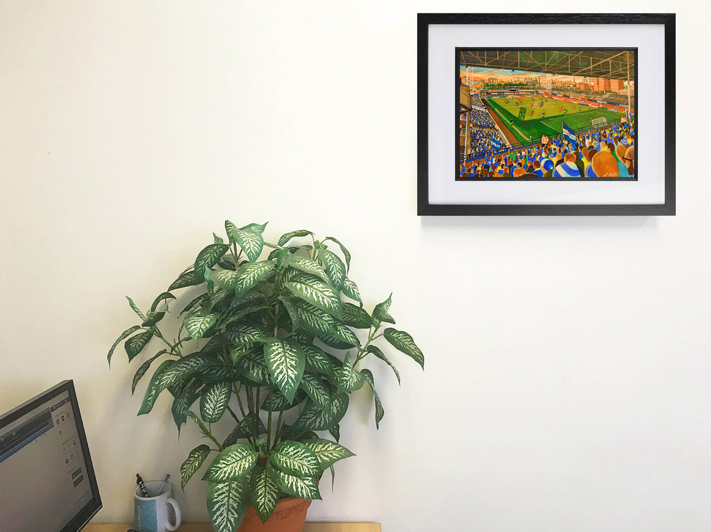 Leicester City FC Filbert Street Stadium Wall Art A4 Print