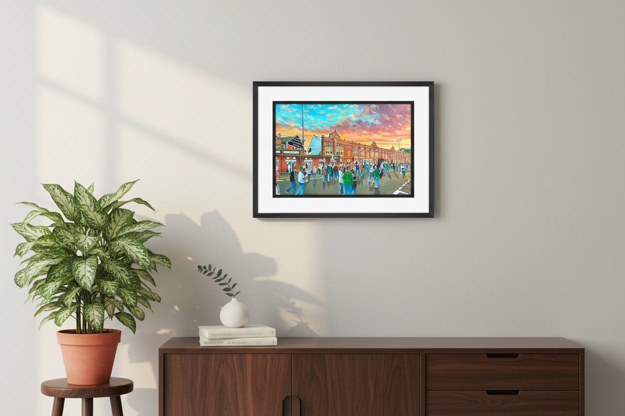 Fulham FC Craven Cottage Stadium A4 Art Print