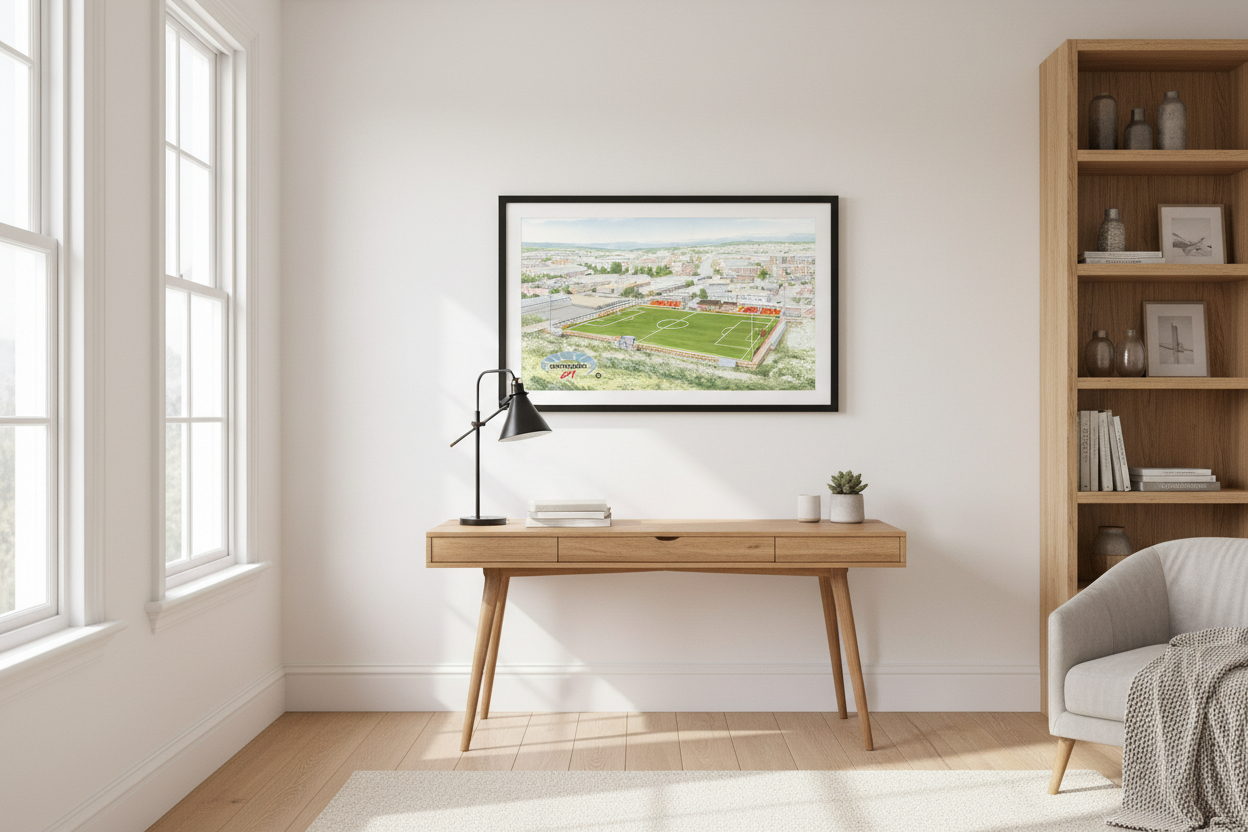 Gloucester City FC Bright Study/Office Mockup