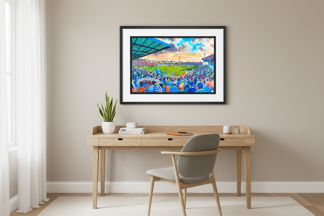 Goldstone Ground - Bright Study Office Mockup