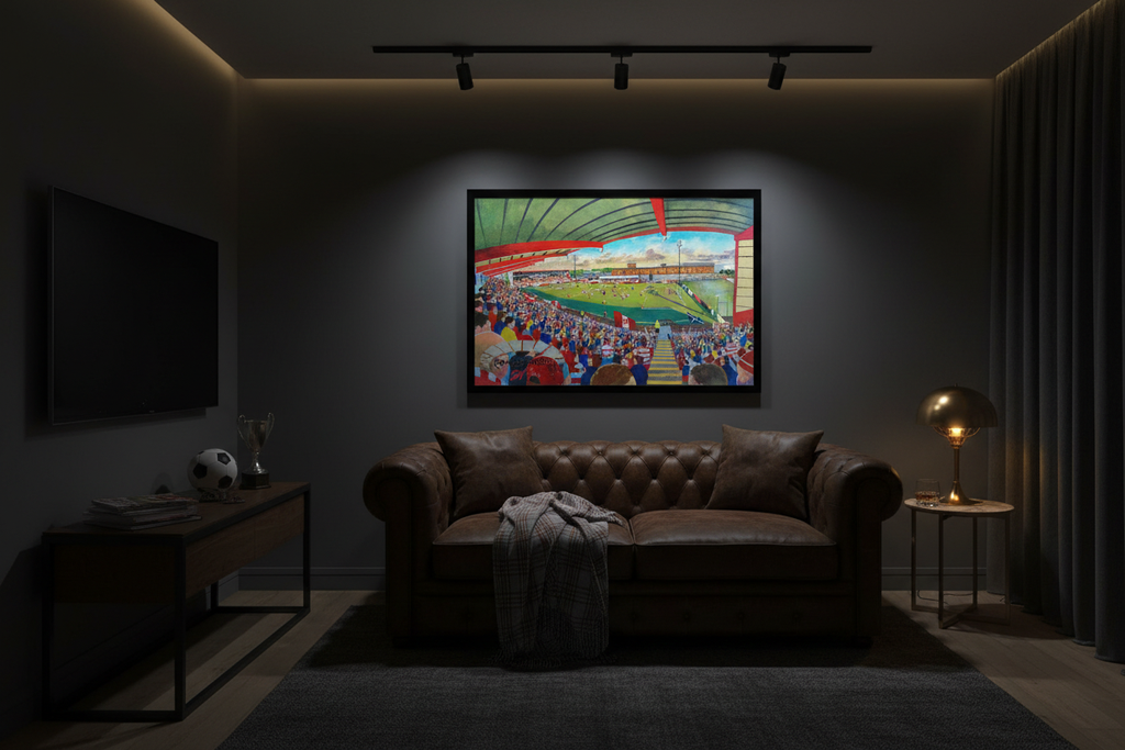 Hamilton Academical FC Douglas Park - Man Cave Lifestyle Mockup