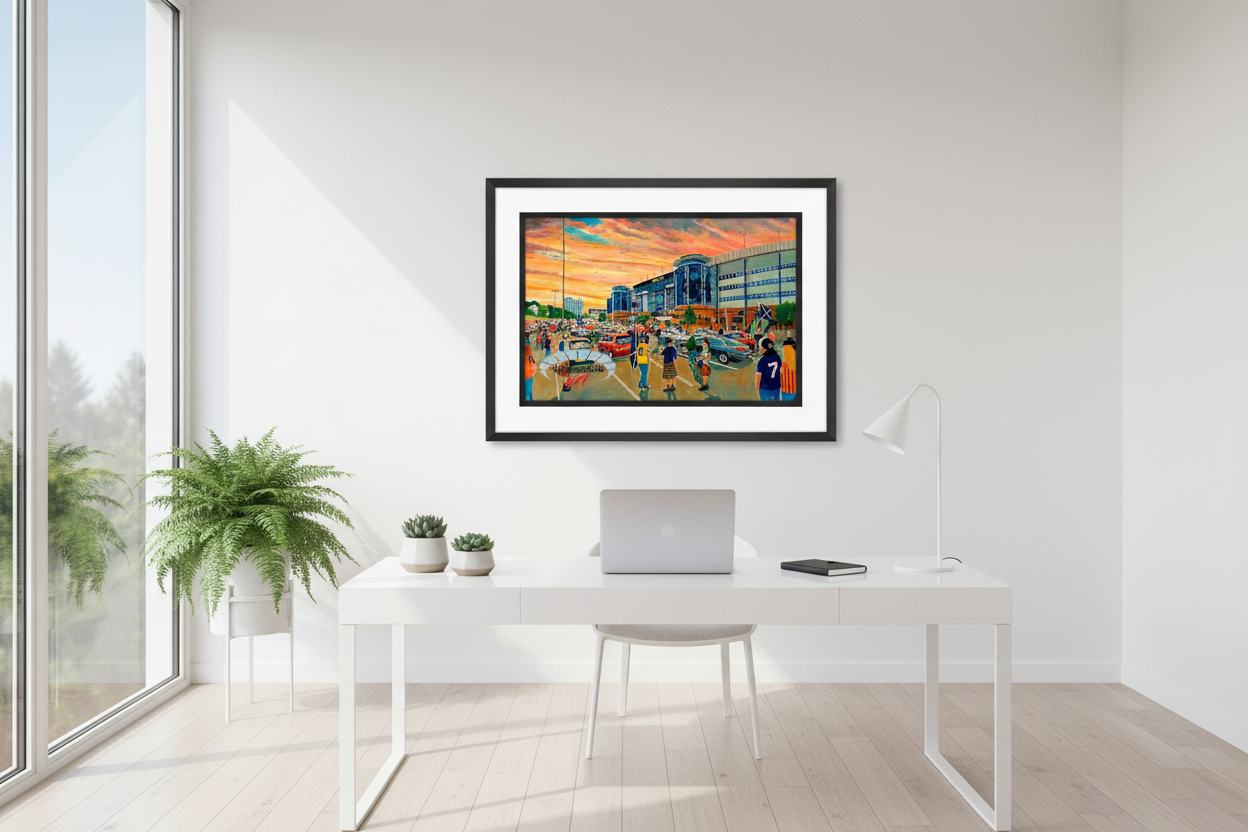 Hampden Park - Bright Study/Office Mockup