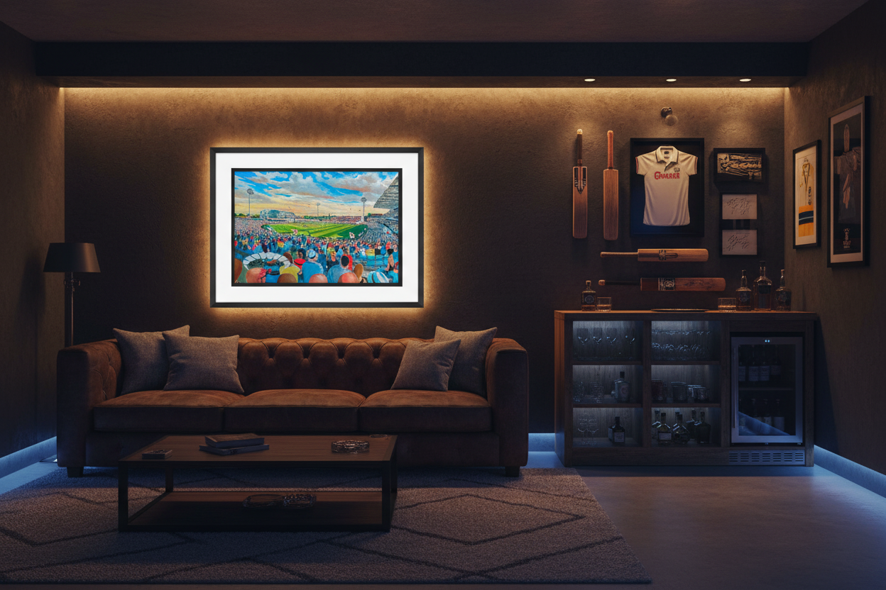 Headingley Cricket - Man Cave Mockup