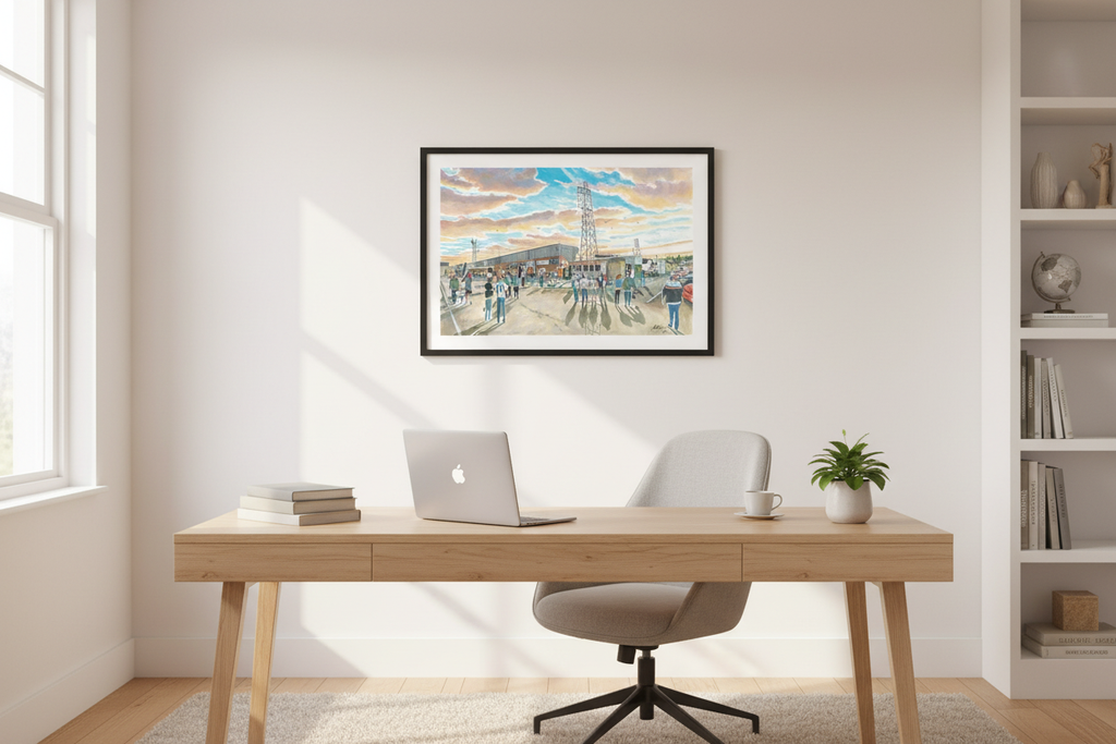 Hereford FC Edgar Street - Bright Study/Office Mockup