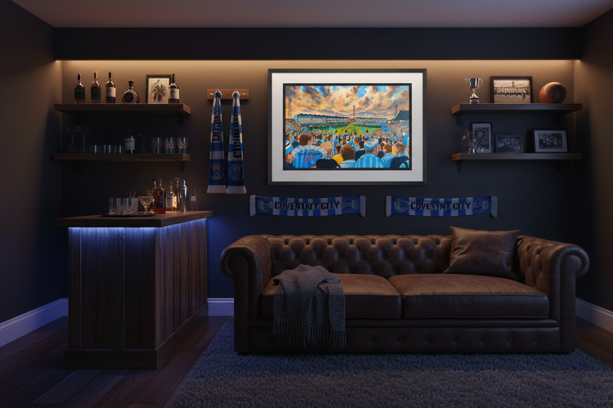 Highfield Road Coventry - Man Cave Mockup