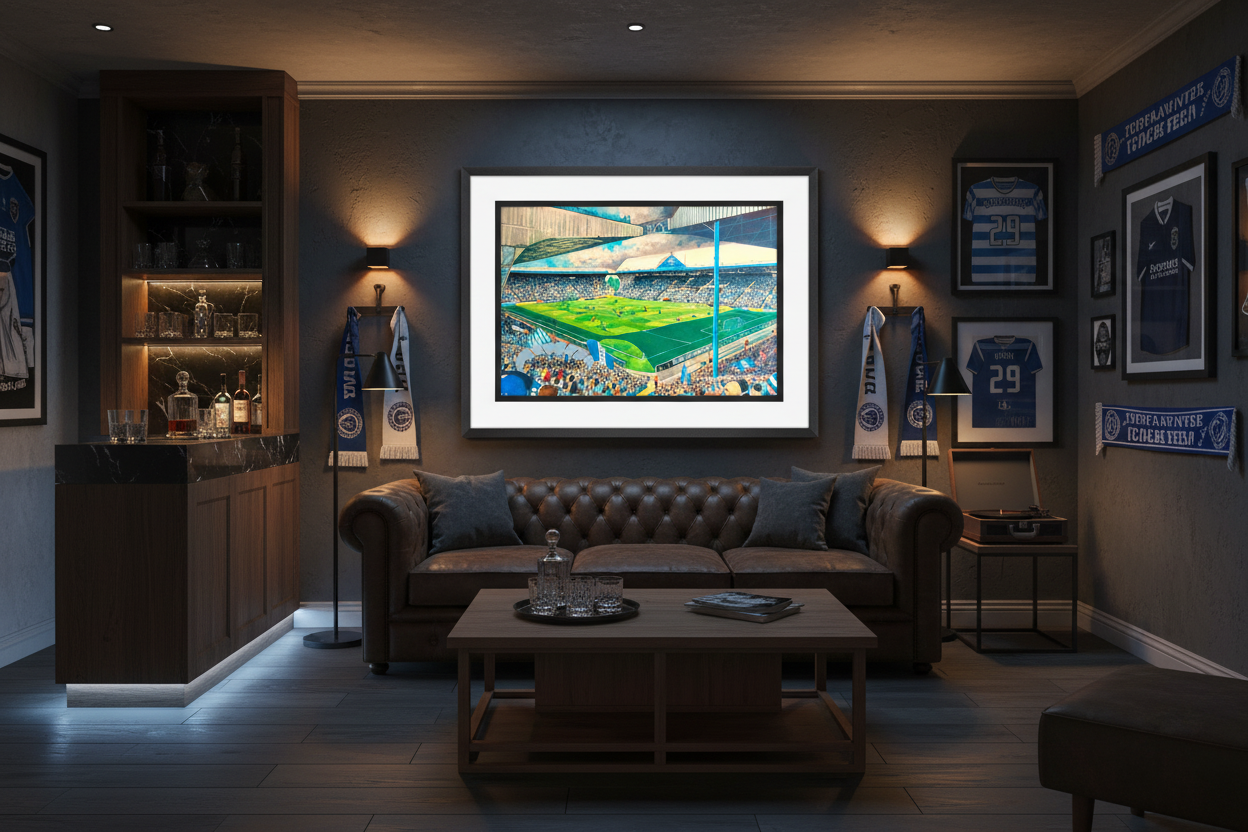 Hillsborough Sheffield Wednesday - Man Cave Mockup
