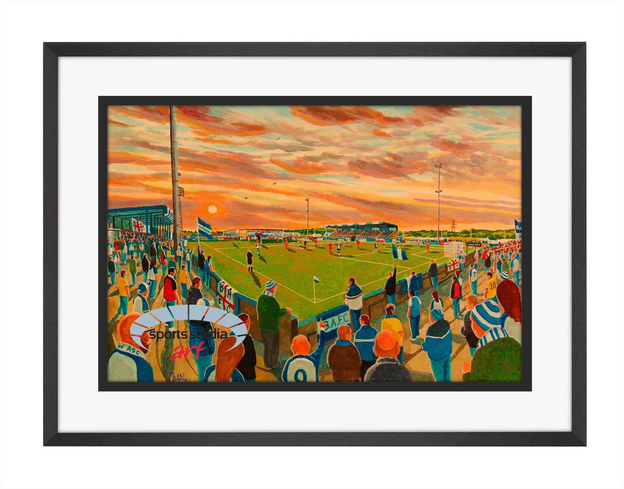 AFC Barrow Holker Street Stadium Wall Art A4 Print