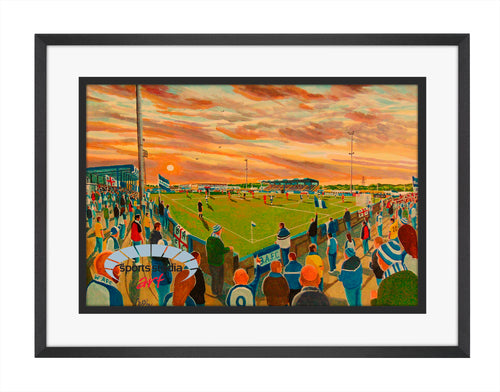 AFC Barrow Holker Street Stadium Wall Art A4 Print