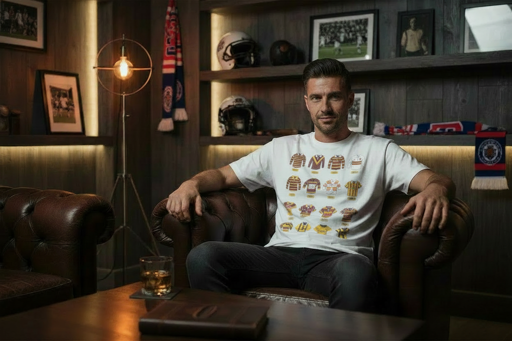 Huddersfield Giants t-shirt man cave mockup
