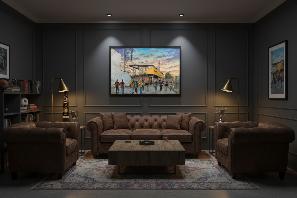 Hull City Man Cave Mockup