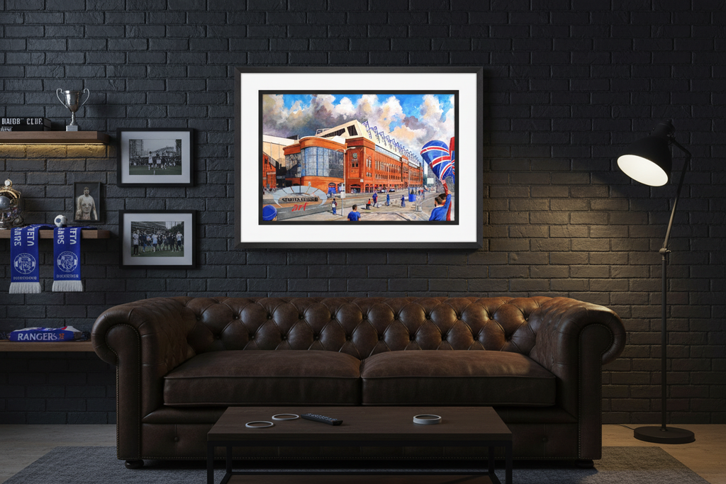 Ibrox Exterior Man Cave Mockup