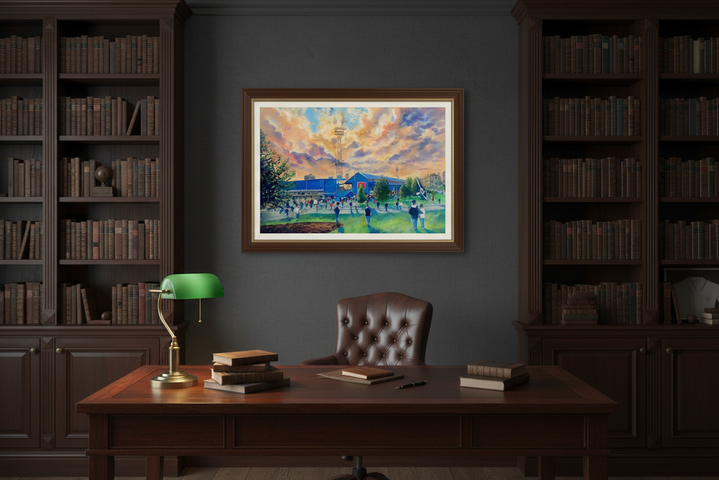 Dundee FC Dens Park Going to the Match - Study/Office lifestyle mockup