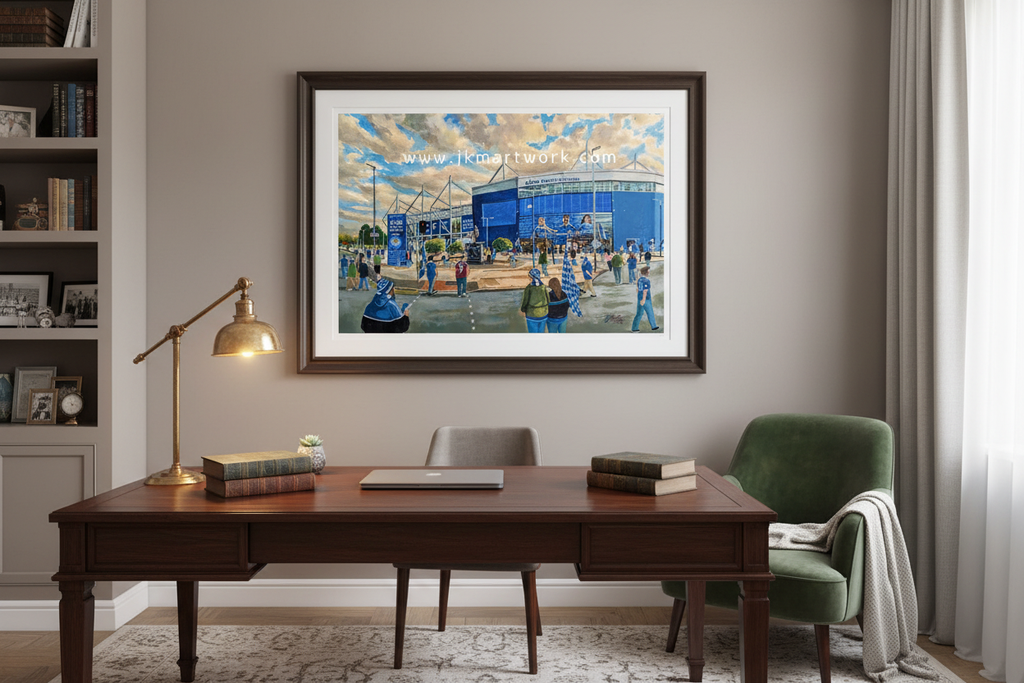 Leicester City FC King Power Stadium Study/Office Mockup