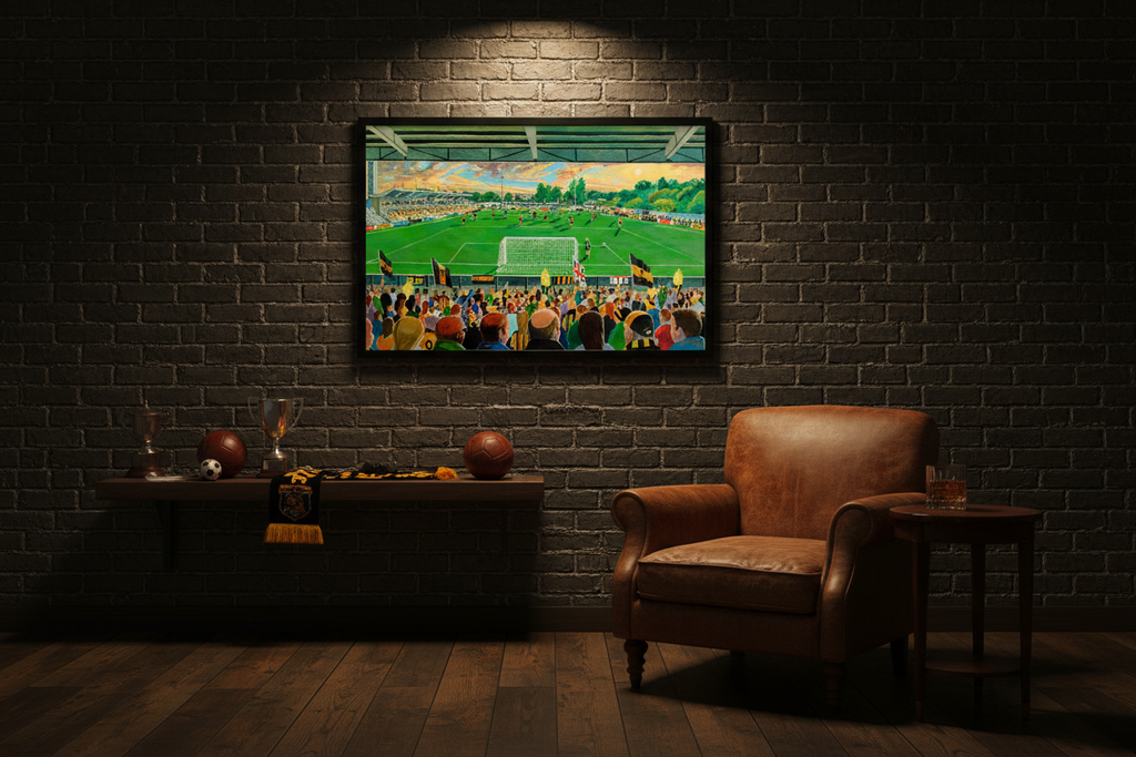 Maidstone United FC Gallagher Stadium – Moody Man Cave Mockup