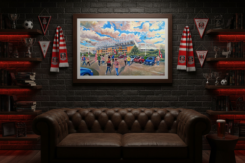 Moody Man Cave - AFC Sunderland Stadium of Light Print
