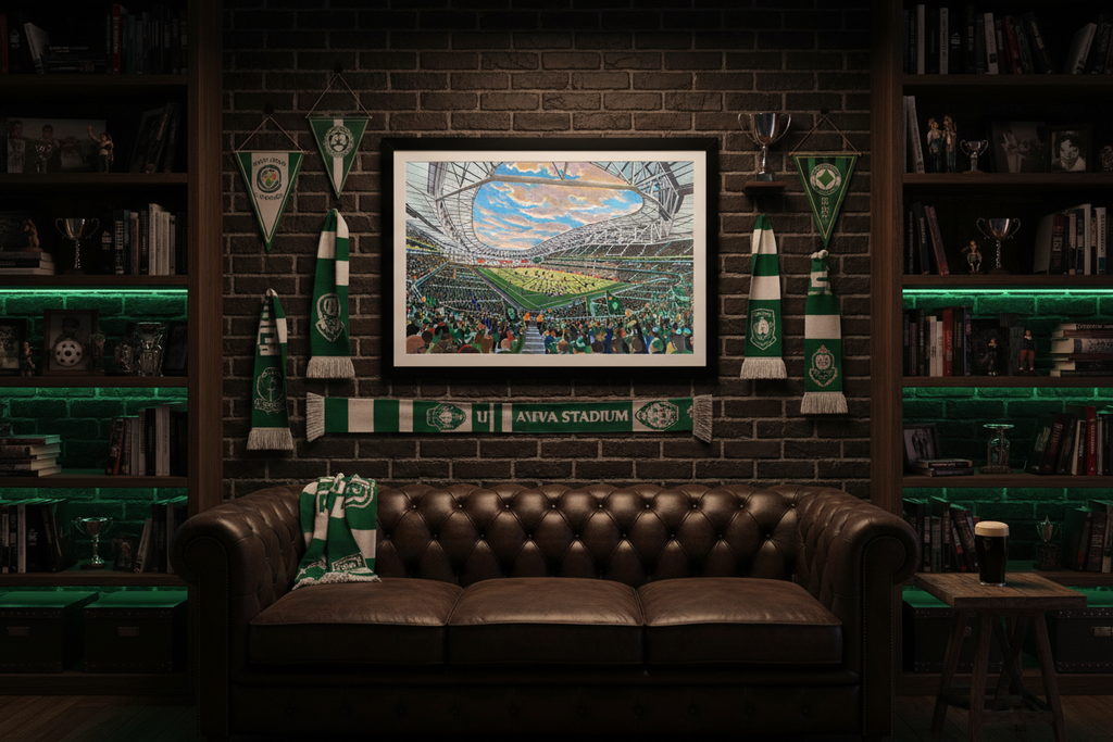 Moody Man Cave - Aviva Stadium Republic of Ireland Print