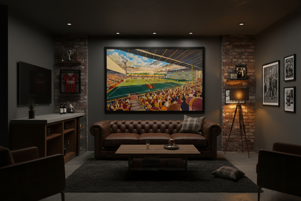 Motherwell FC Fir Park - Man Cave Mockup