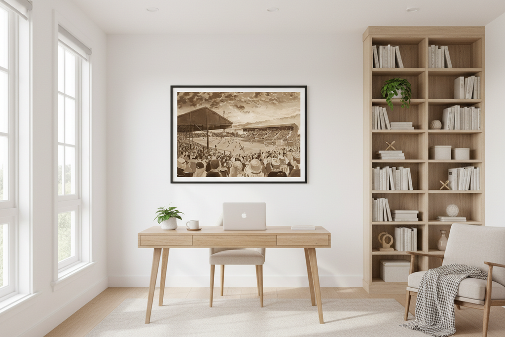 Motherwell FC Fir Park Yesteryear - Bright Study/Office Mockup