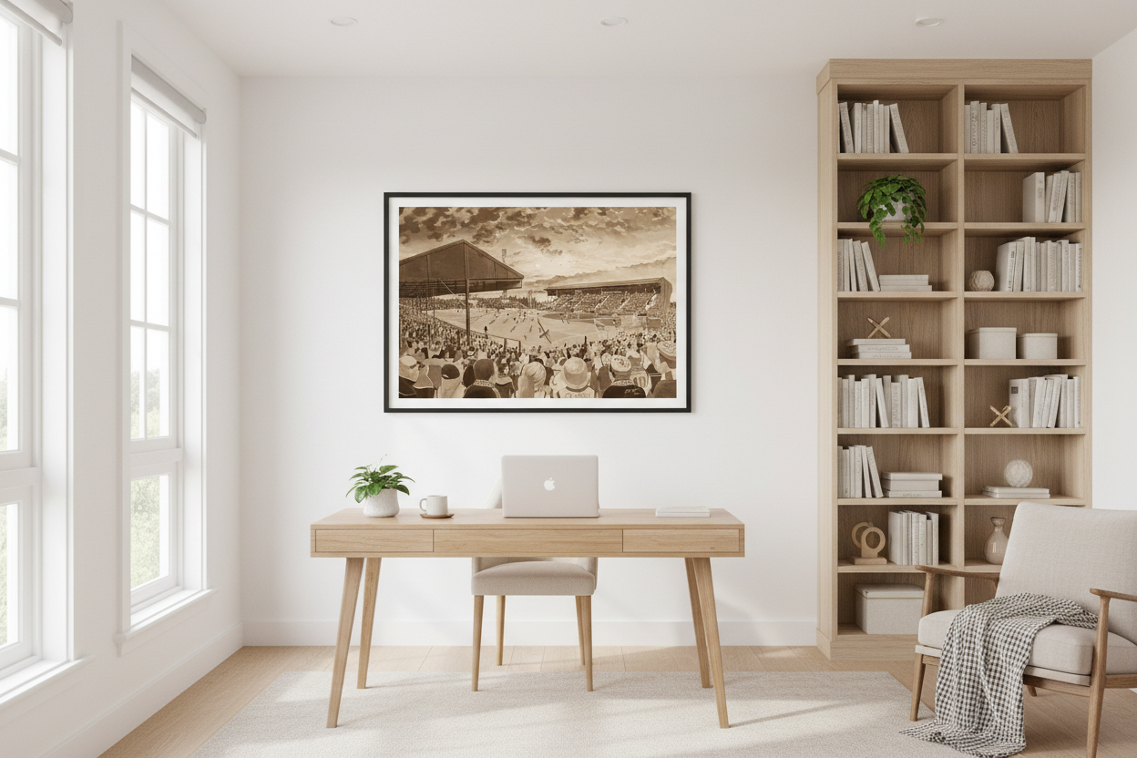 Motherwell FC Fir Park Yesteryear - Bright Study/Office Mockup