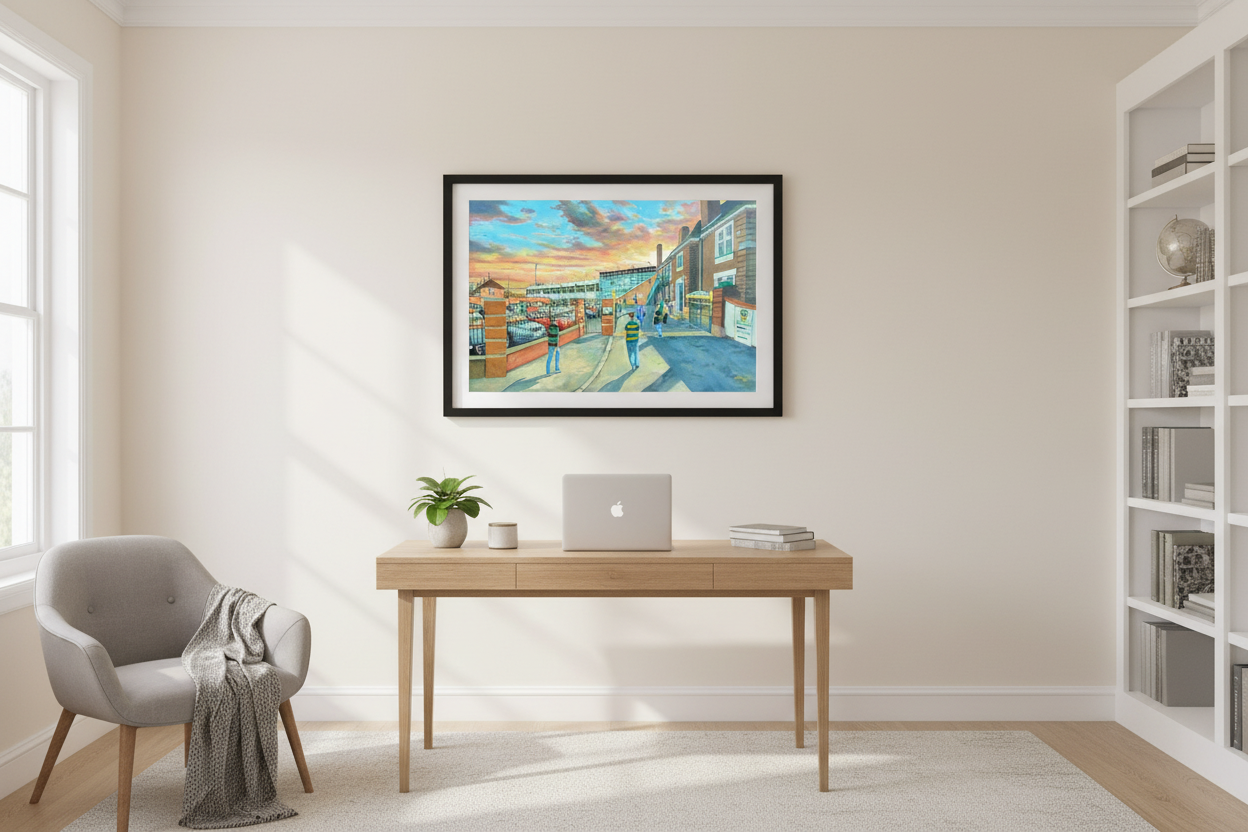 Northampton Saints Going to the Match - Bright Study/Office Mockup