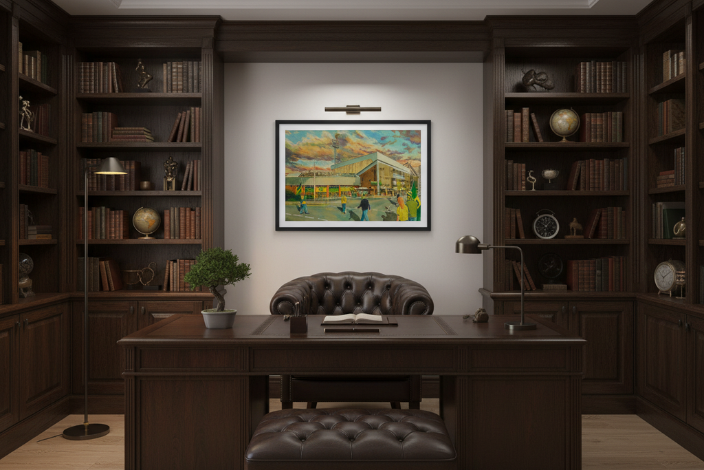 Norwich City FC Carrow Road – Study/Office Mockup