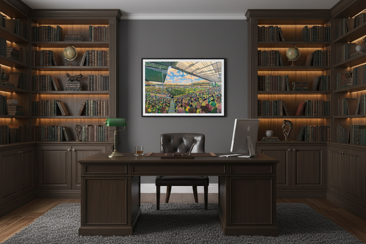 Norwich City FC Carrow Road – Study/Office Mockup