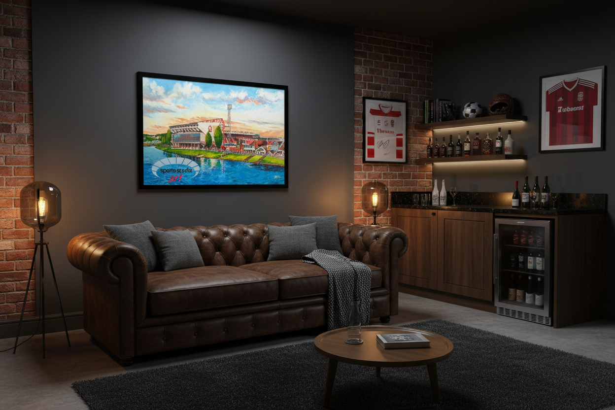 Nottingham Forest FC City Ground – Man Cave Mockup