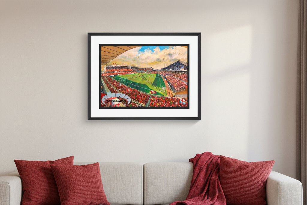 Nottingham Forest FC City Ground Stadium A4 Art Print