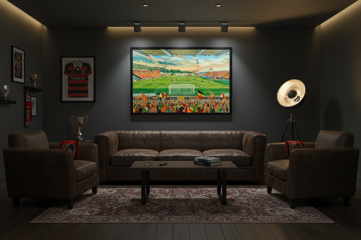 Partick Thistle Man Cave Mockup