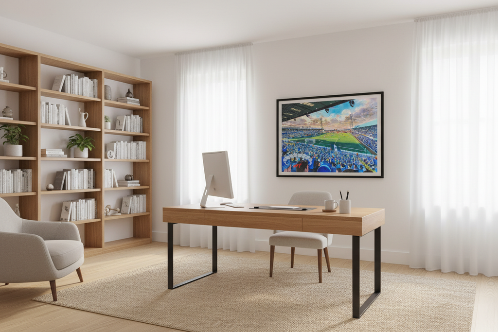 Portsmouth FC Fratton Park - Bright Study/Office Mockup