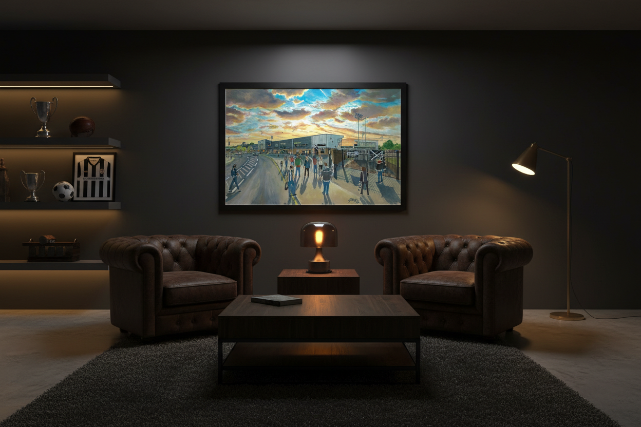 St Mirren Man Cave Mockup