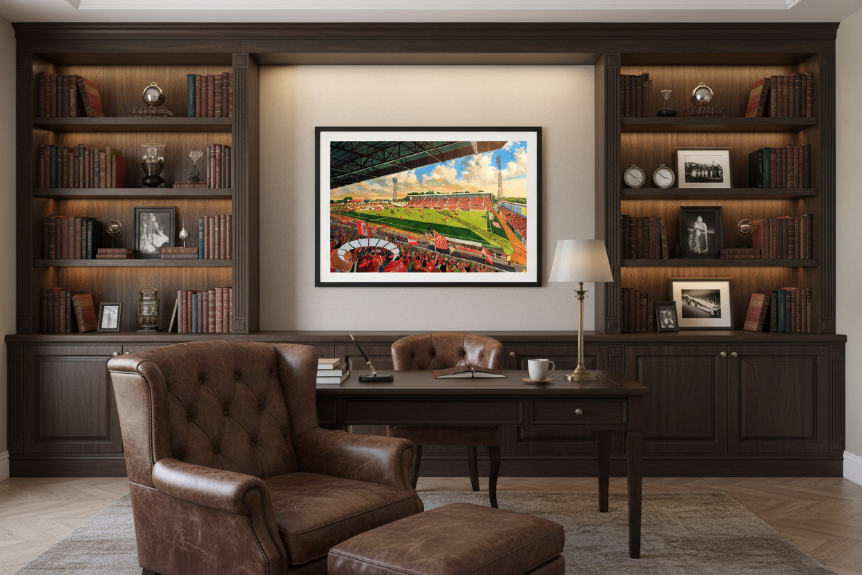 Swindon Town FC County Ground – Study/Office Mockup