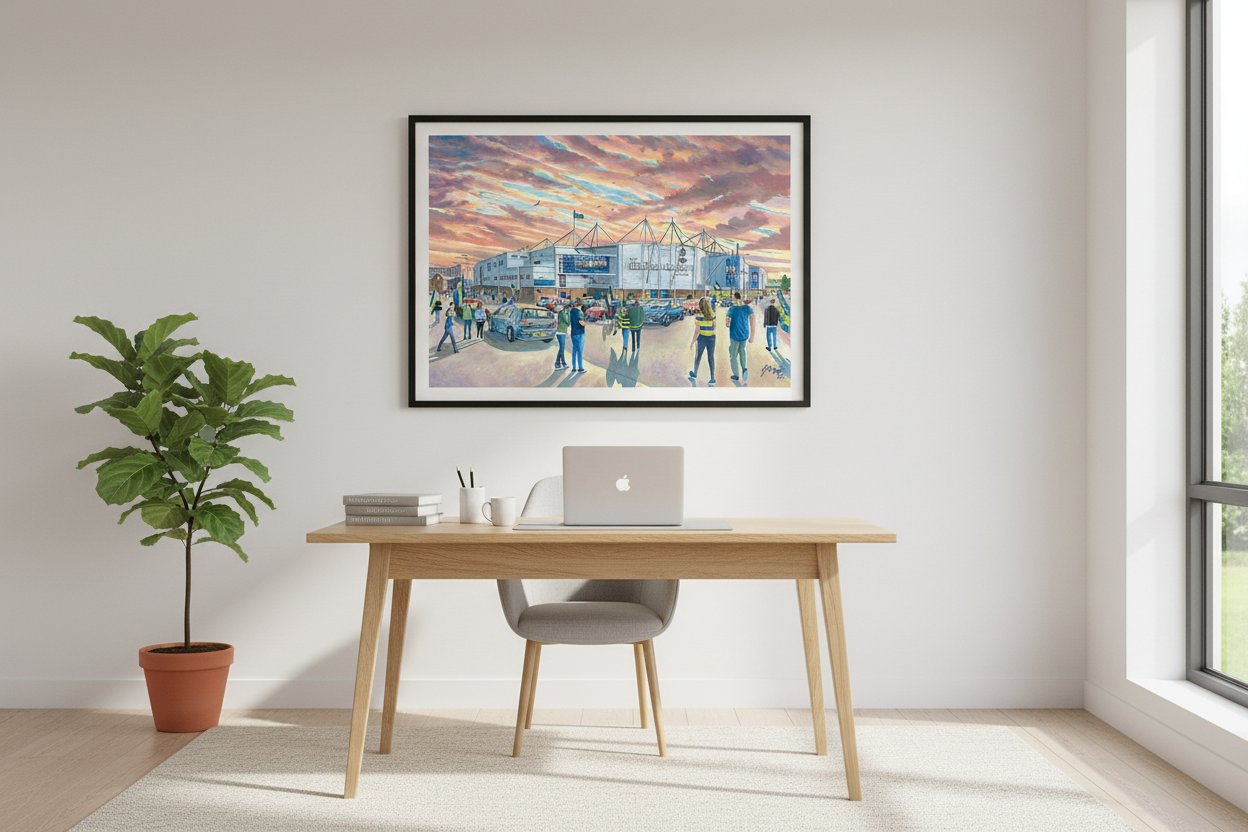 Warrington Wolves Halliwell Jones - Bright Study/Office Mockup