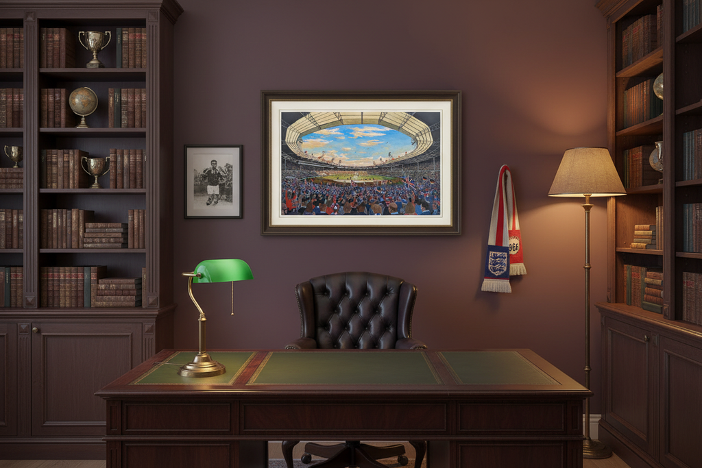 Wembley Stadium World Cup Final 1966 - Study/Office Mockup