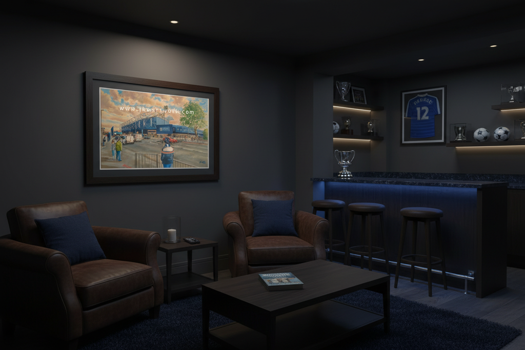 West Brom The Hawthorns - Moody Man Cave Mockup
